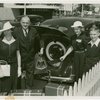 Typical American Family - Mullen family in front of car