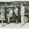 Typical American Family - Morris family with car