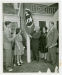Typical American Family - Morris family raising Tennessee flag with Harvey Gibson