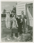 Typical American Family - Spielman family outside of house