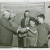 Typical American Family - Sanders family children receiving signed baseballs and charm bracelet
