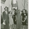 Typical American Family - Ward family raising Alabama flag with Harvey Gibson