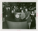 Underwood Elliott Fisher Co. - Female attendants posing with five millionth typewriter