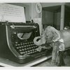 Underwood Elliott Fisher Co. - Frank Buck's elephant and giant typewriter