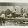 U.S. Steel - Model makers work on diorama