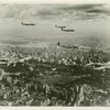 United States - Army - Airplanes in formation over New York City