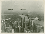 United States - Army - Airplanes in formation over New York City