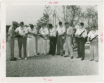 United States - Army - Football players receive rifle instruction