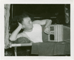 United States - Army - Sergeant listens to radio