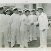 United States - Navy - Officers shaking hands