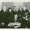 United States - Navy - Charles Edison (Acting Secretary of U.S. Navy) signs guestbook