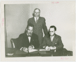 Utah Participation - Grover Whalen and officials signing contract