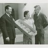 Venezuela Participation - Ernesto López (Commissioner General) with man and woman
