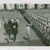 Vermont Participation - George Aiken (Governor) reviewing troops