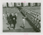 Vermont Participation - George Aiken (Governor) reviewing troops