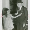 Veterans - Civil War - Veteran explaining metals to girl