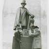 Veterans - Civil War - Veterans with Lincoln Statue and picture of General Lee