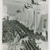 Veterans - Foreign Wars - Crowd in Court of Peace