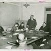 Veterans - Temple of Peace - Grover Whalen addressing meeting of Veterans' Advisory Committee