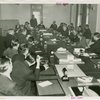 Veterans - Temple of Peace - Grover Whalen addressing meeting of Veterans' Advisory Committee