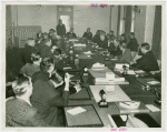 Veterans - Temple of Peace - Grover Whalen addressing meeting of Veterans' Advisory Committee