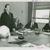 Veterans - Temple of Peace - Grover Whalen addressing meeting of patriotic societies