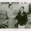 Veterans - World War I - Two men in front of carriage