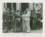 Virginia Participation - James H. Price (Governor) with cast members of, ""The Christening of Virginia