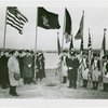 Washington Hall - Grover Whalen and group at groundbreaking