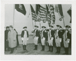 Washington Hall - Grover Whalen and group at groundbreaking