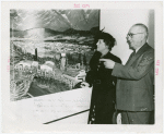Washington (State) Participation - Timber executive and wife at exhibit