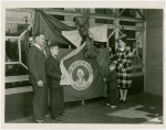 Washington (State) Participation - The Mousheys (Typical American Family from Washington) formally open Washington State Building