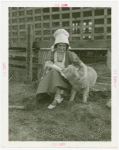 West Virginia Participation - Crowe, Dorothy Ann - Feeding lamb milk from bottle