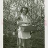 West Virginia Participation - Crowe, Dorothy Ann - Holding basket of eggs