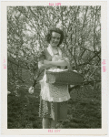 West Virginia Participation - Crowe, Dorothy Ann - Holding basket of eggs