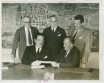 Westinghouse - Grover Whalen signing contract with officials