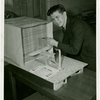 Westinghouse - Man with model wind tunnel