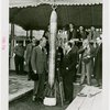 Westinghouse - Time Capsule - Grover Whalen and officials standing next to time capsule