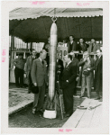 Westinghouse - Time Capsule - Grover Whalen and officials standing next to time capsule
