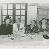 Women's Groups - Anna Neagle, Dorothy Frooks, Anna Dross and Bertha McCann at luncheon