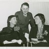 Women's Groups - Charles Poletti with wife and Mona Mac Roberts at Women Voters League meeting