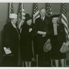 Women's Groups - Emma Balcoln, Mary Sheldon, Frederick Sasse and Edna Johnson at National Legion of Mothers meeting