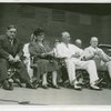Works Progress Administration - Fiorello LaGuardia, Florence Kerr, R.D. Harrington and John Carmody at W.P.A. Day ceremony
