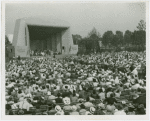 Works Progress Administration - Audience at W.P.A. Day ceremony listening to address