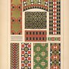 Fig. 1. From Monreale. Full size; Figs. [2.] A, 3.A, 4.A, 5.A, 6.A  Palermo Cathedral, from the King's seat. Full size; Figs. 7.B, 8.B, 9.B  From the duomo at Civita Castellana;  Fig. 9. From the Mausoleum of Saint Costanza, 4th cent.; Fig. 10. From the tribune of San Marco, Rome.