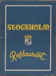 Stockholm Restaurant.
