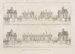 Designs for the western entrance into the metropolis