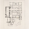 Plan of the new entrance for his majesty into the House of Lords