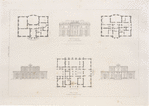 Villa. Design for Thomas Swinnerton, Esq. ; Villa at Tringham, the seat of William Pread, Esq.