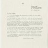 Gustave Cohen, typed letter to unnamed colleague
